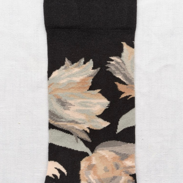 Calze Fiore Faux Noir