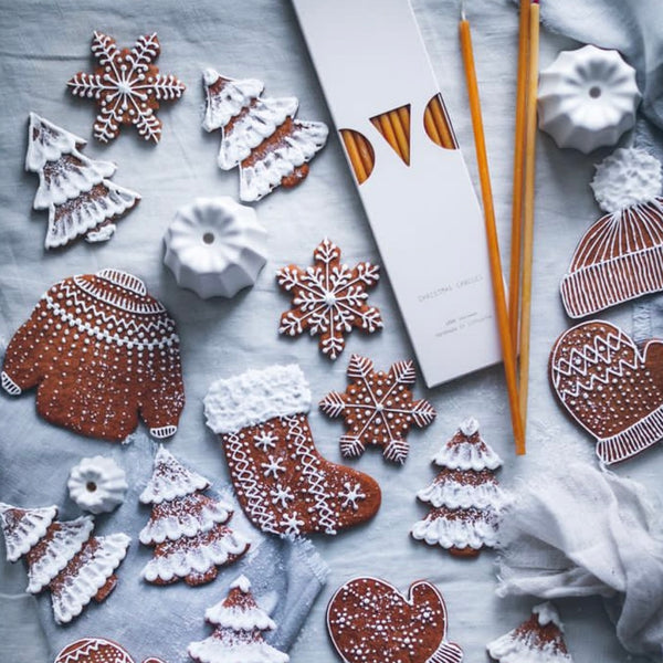 10 Candele Sottili Christmas