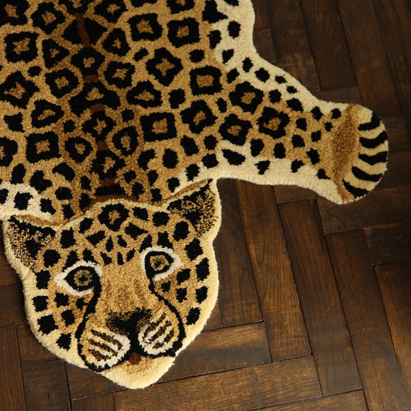 Tappeto artigianale Leopardo