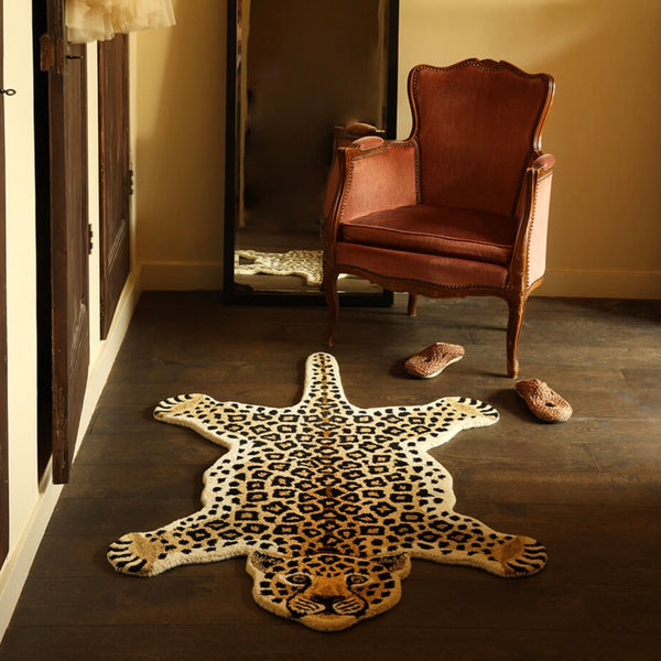 Tappeto artigianale Leopardo