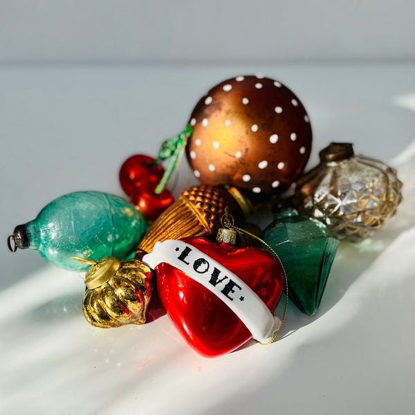 Decorazione Cuore con scritta LOVE