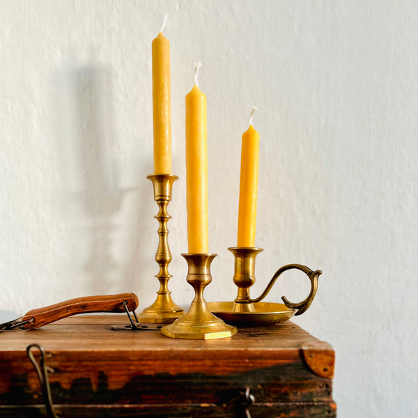 3 Candele artigianali 100% cera d’api